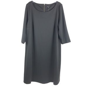 Lane Bryant Womens Solid Black Dress Pockets